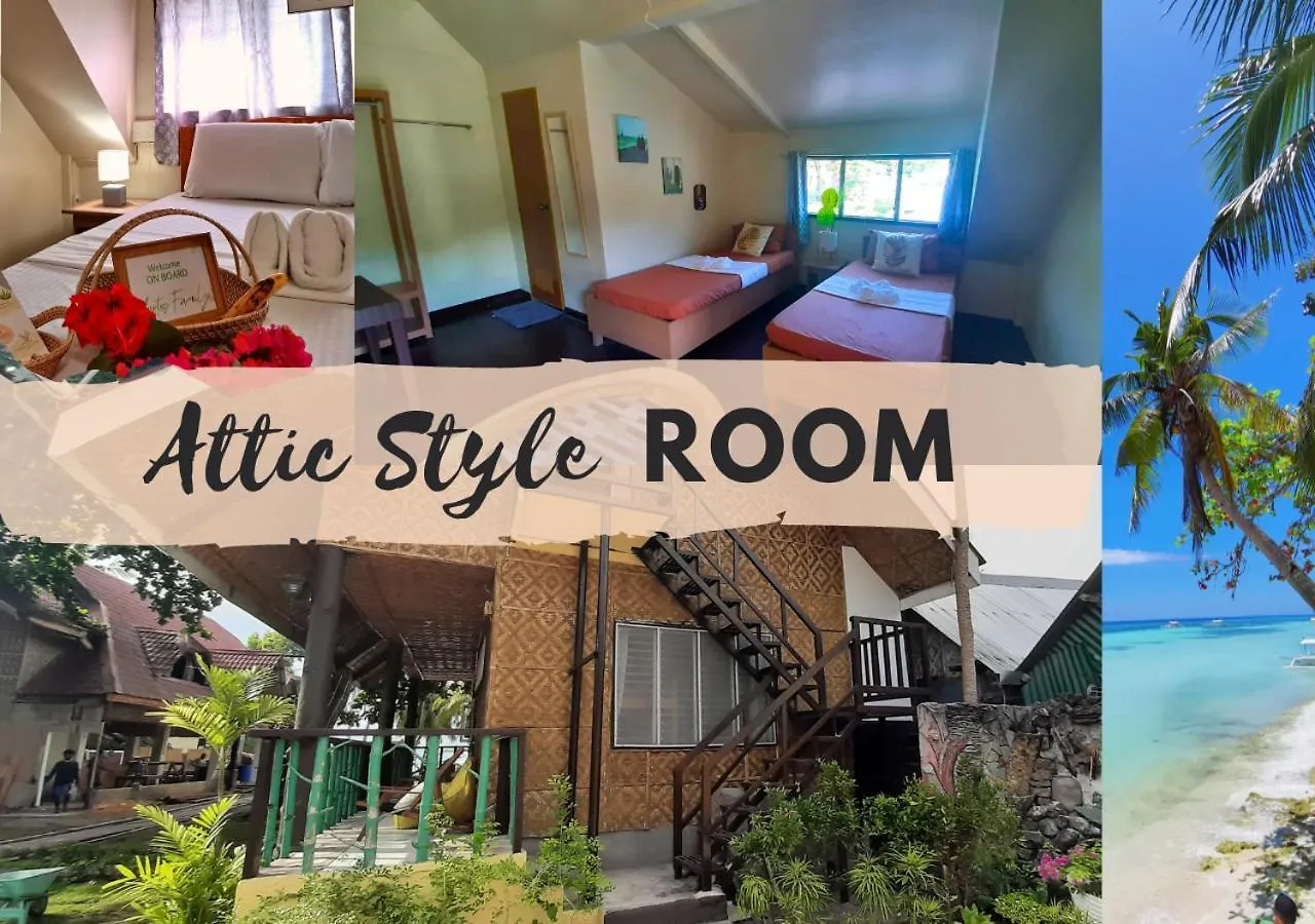 On Board Panglao Beach Hostel & Resort With Free Motorbike Dao